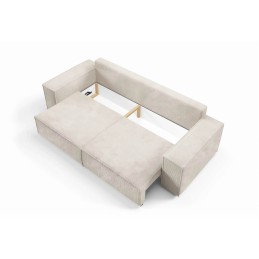 Sofa rozkładana VENA - jasny sztruks