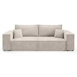 Sofa rozkładana VENA - jasny sztruks