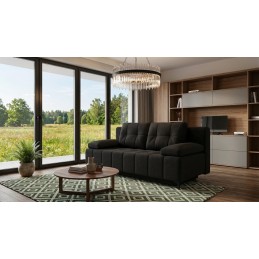 Sofa rozkładana TALA - głęboka czerń