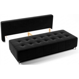 Sofa rozkładana TALA - głęboka czerń