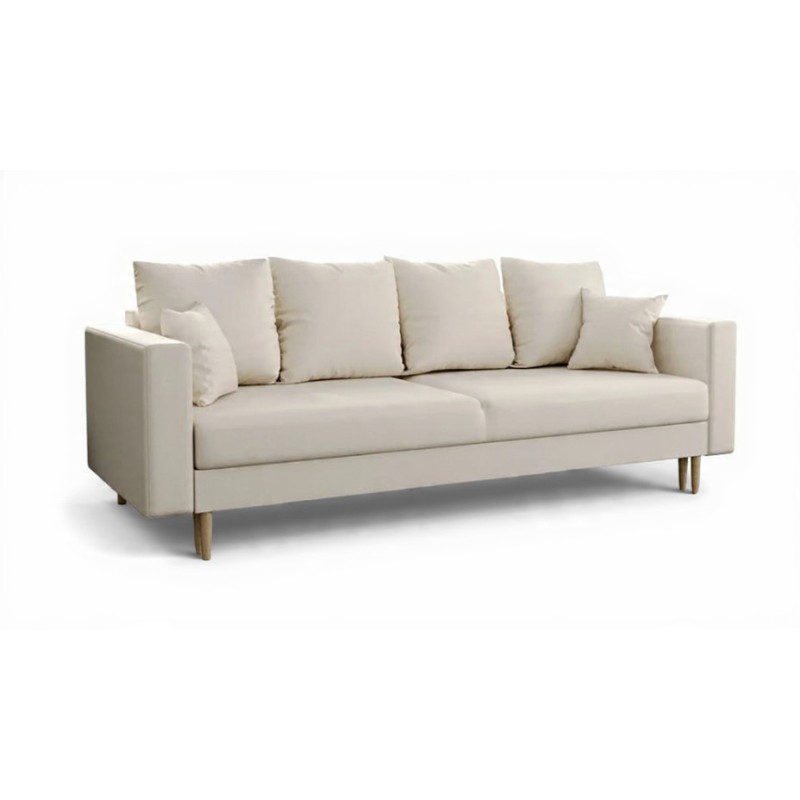 Sofa rozkładana SOFIA - beżowy komfort